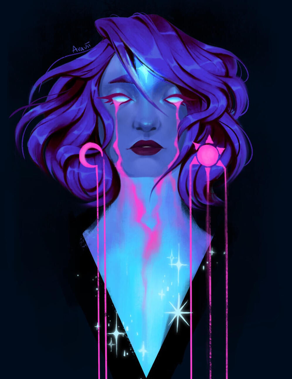 Unlocked, 2023, Procreate, 11&quot; x 17&quot;